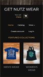 Mobile Screenshot of getnutzwear.com